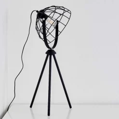 Lampe A Poser Flambeau Noir, 1 Lumiere