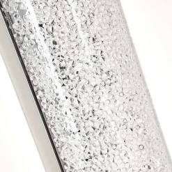 Lampe A Poser Flaut Led Chrome, 1 Lumiere, Telecommandes, Changeur De Couleurs