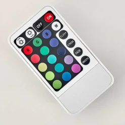 Lampe A Poser Flaut Led Chrome, 1 Lumiere, Telecommandes, Changeur De Couleurs