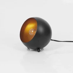 Lampe A Poser Hajo Noir Dore, 1 Lumiere