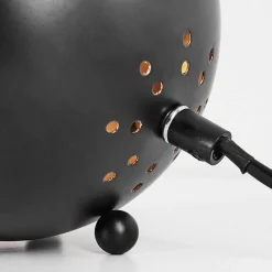 Lampe A Poser Hajo Noir Dore, 1 Lumiere