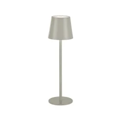 Lampe A Poser Leuchten Direkt Euria Led Gris, 1 Lumiere
