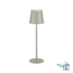 Lampe A Poser Leuchten Direkt Euria Led Gris, 1 Lumiere