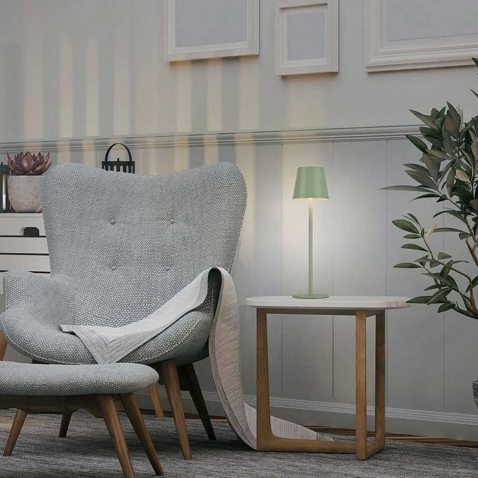 Lampe A Poser Leuchten-Direkt Euria Led Vert, 1 Lumiere