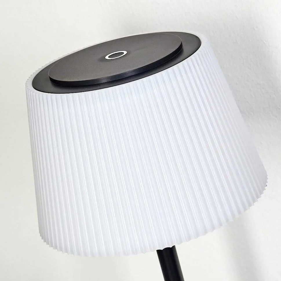 Lampe A Poser Longchamps Led Noir, 1 Lumiere