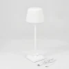 Lampe A Poser Longchamps Led Blanc, 1 Lumiere
