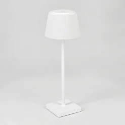 Lampe A Poser Longchamps Led Blanc, 1 Lumiere