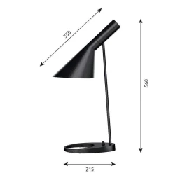 Lampe A Poser Louis Poulsen Aj Noir, 1 Lumiere