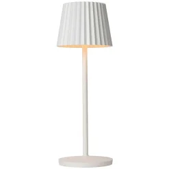 Lampe A Poser Lucide Justine Led Blanc, 1 Lumiere