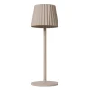 Lampe A Poser Lucide Justine Led Beige, 1 Lumiere