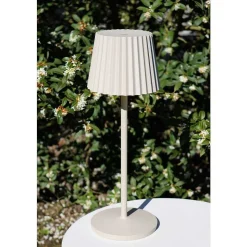 Lampe A Poser Lucide Justine Led Beige, 1 Lumiere