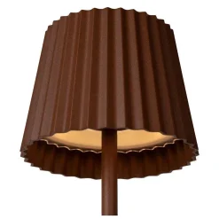 Lampe A Poser Lucide Justine Led Rouille, 1 Lumiere