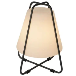 Lampe A Poser Lucide Pyramid Led Anthracite, 1 Lumiere