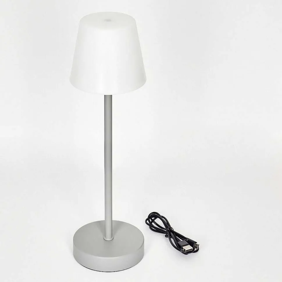 Lampe A Poser Maza Led Gris, 1 Lumiere
