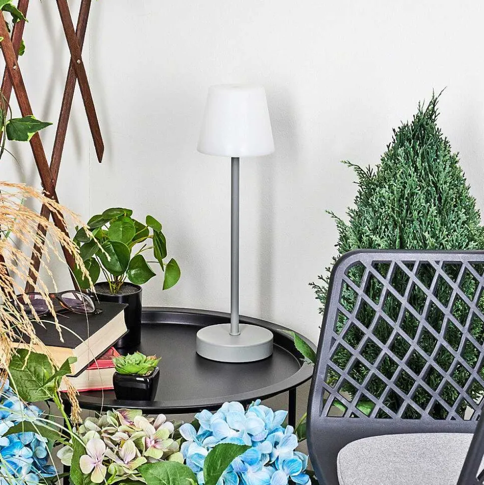 Lampe A Poser Maza Led Gris, 1 Lumiere