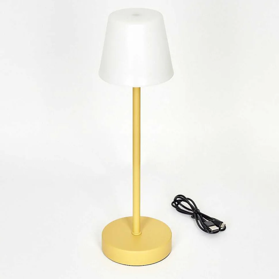 Lampe A Poser Maza Led Jaune, 1 Lumiere