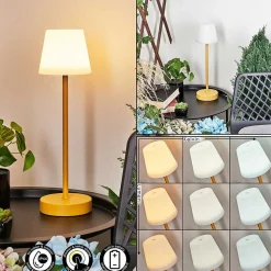 Lampe A Poser Maza Led Jaune, 1 Lumiere