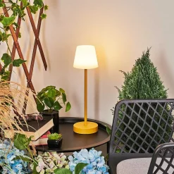 Lampe A Poser Maza Led Jaune, 1 Lumiere