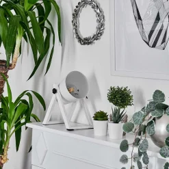 Lampe A Poser Novilly Blanc, 1 Lumiere