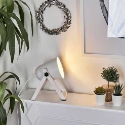 Lampe A Poser Novilly Blanc, 1 Lumiere