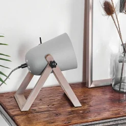 Lampe A Poser Novilly Bois Clair, 1 Lumiere