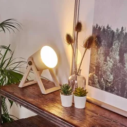 Lampe A Poser Novilly Bois Clair, 1 Lumiere