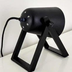 Lampe A Poser Novilly Noir, 1 Lumiere