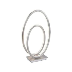 Lampe A Poser Paul Neuhaus Q-Nevio Led Nickel Mat, 1 Lumiere, Telecommandes