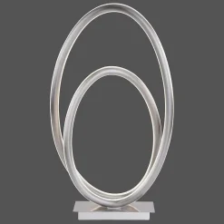 Lampe A Poser Paul Neuhaus Q-Nevio Led Nickel Mat, 1 Lumiere, Telecommandes