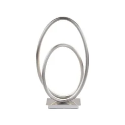 Lampe A Poser Paul Neuhaus Q-Nevio Led Nickel Mat, 1 Lumiere, Telecommandes