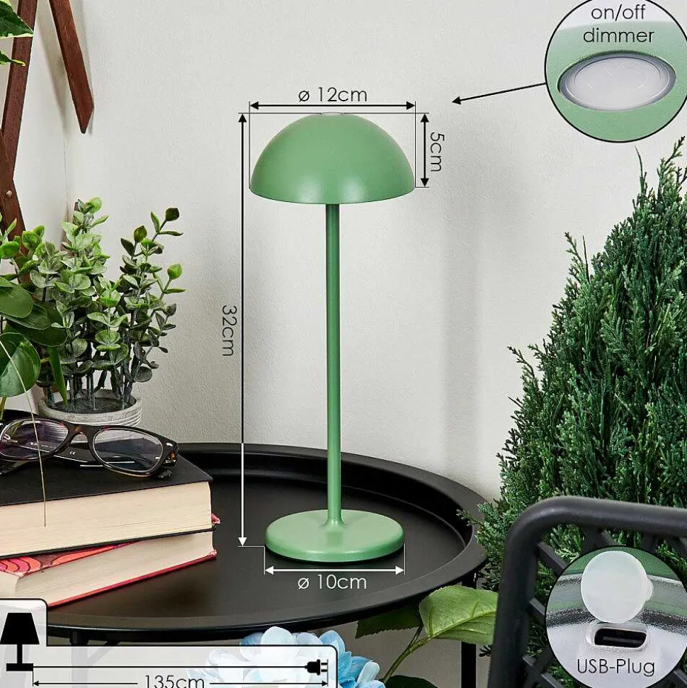 Lampe A Poser Pelaro Led Vert, 1 Lumiere