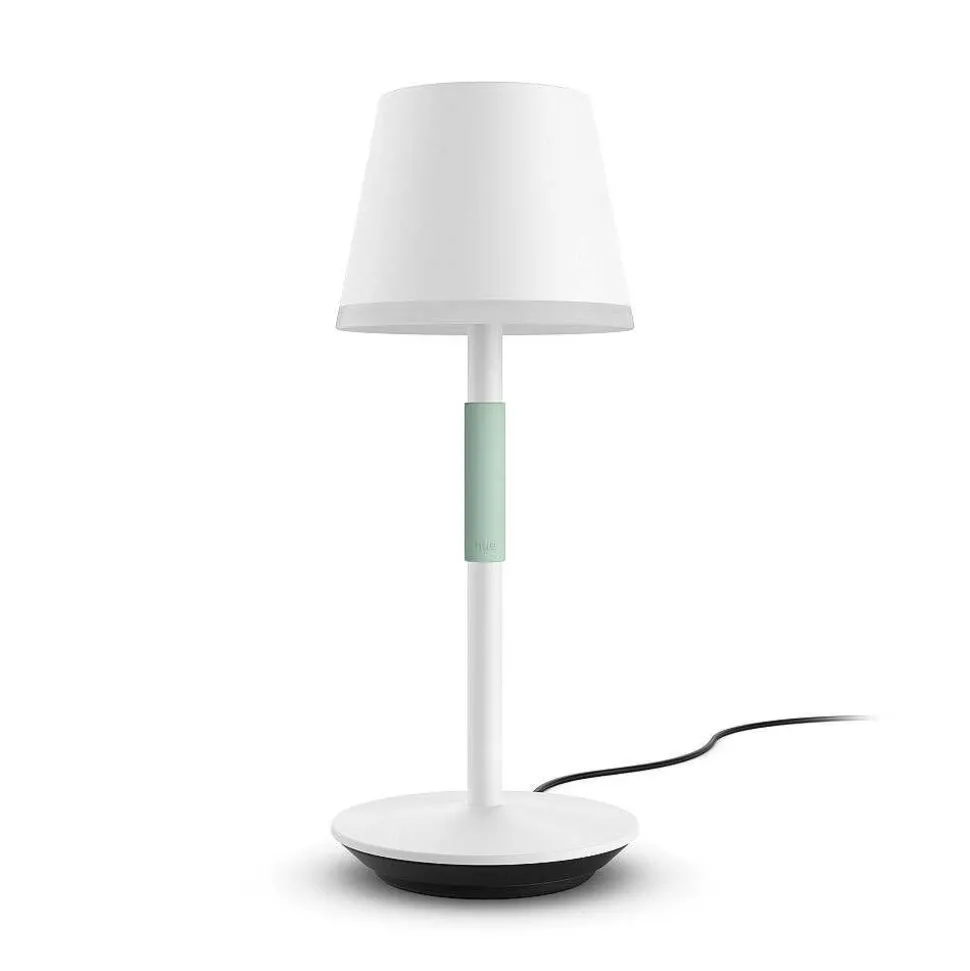 Lampe A Poser Philips Hue Go Led Vert, Blanc, 1 Lumiere, Changeur De Couleurs