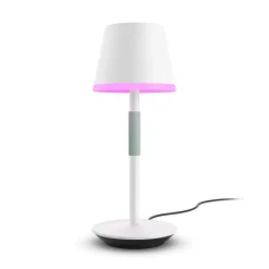 Lampe A Poser Philips Hue Go Led Vert, Blanc, 1 Lumiere, Changeur De Couleurs