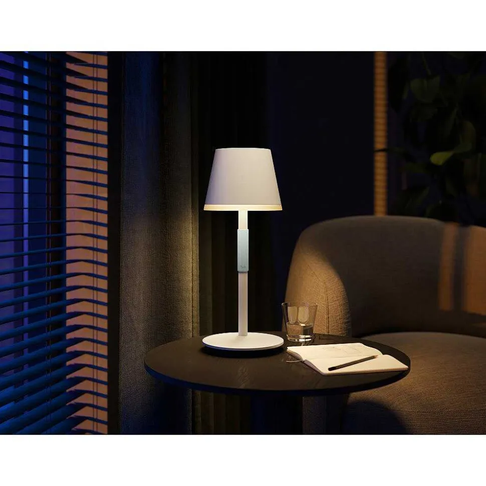 Lampe A Poser Philips Hue Go Led Vert, Blanc, 1 Lumiere, Changeur De Couleurs
