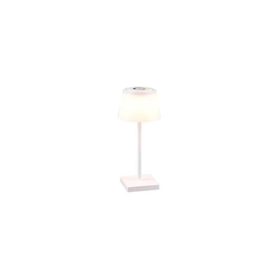 Lampe A Poser Reality Sanchez Led Blanc, 1 Lumiere, Changeur De Couleurs