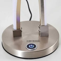 Lampe A Poser Tervo Led Nickel Mat, 2 Lumieres