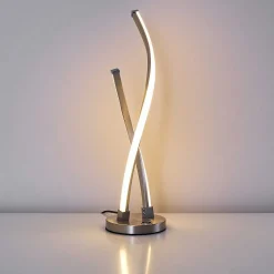 Lampe A Poser Tervo Led Nickel Mat, 2 Lumieres