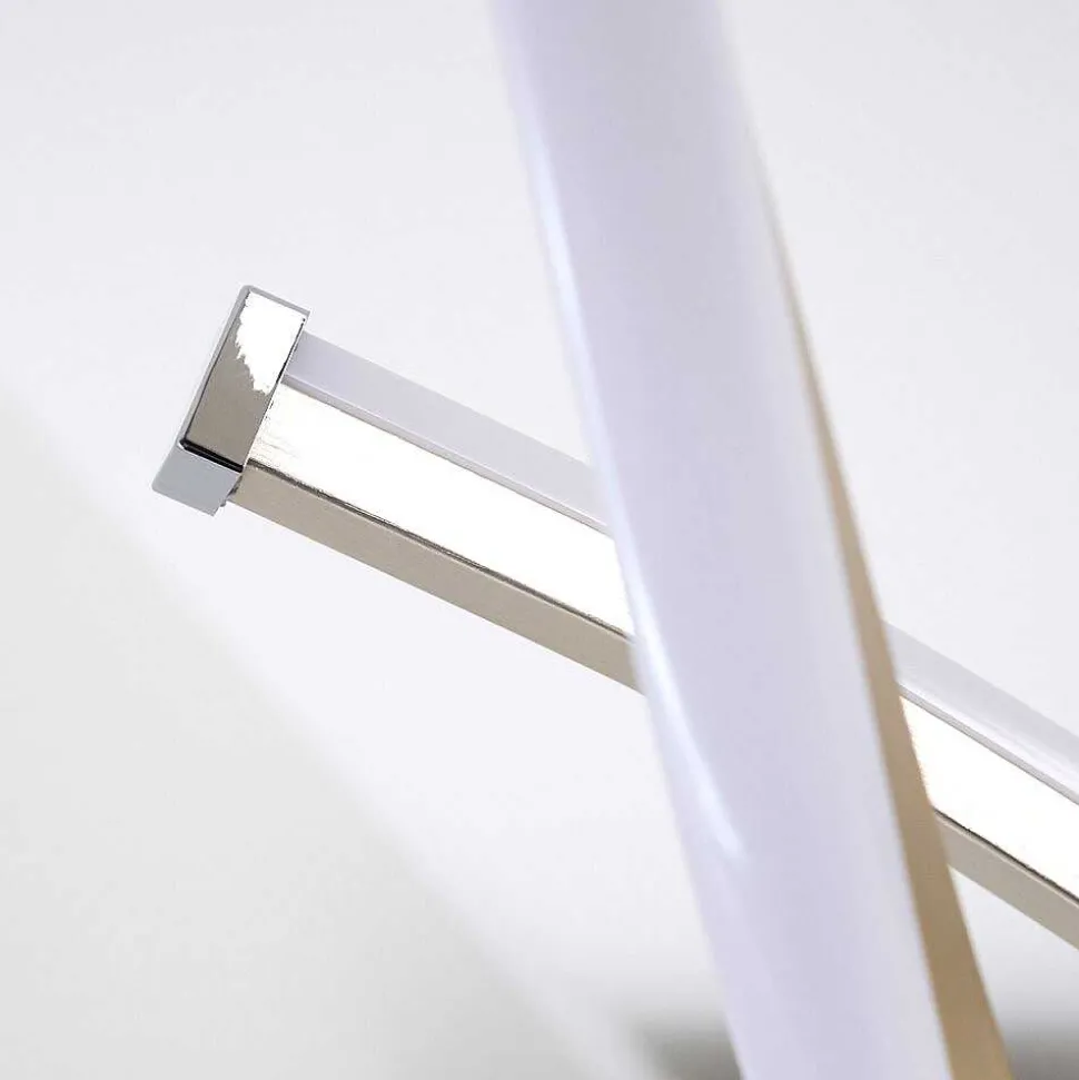 Lampe A Poser Tervo Led Nickel Mat, 2 Lumieres