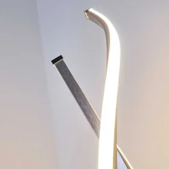 Lampe A Poser Tervo Led Nickel Mat, 2 Lumieres