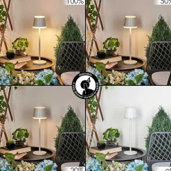 Lampe A Poser Walt Led Gris, 1 Lumiere