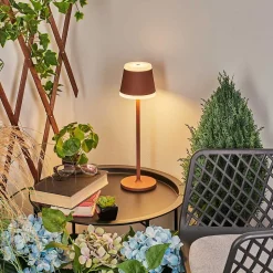 Lampe A Poser Walt Led Rouille, 1 Lumiere