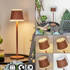 Lampe A Poser Walt Led Rouille, 1 Lumiere