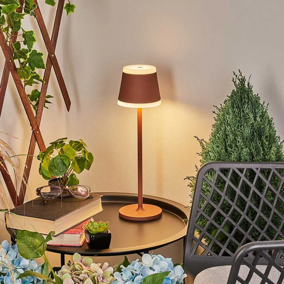 Lampe A Poser Walt Led Rouille, 1 Lumiere