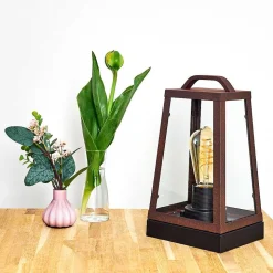 Lampe A Poser Zakopane Rouille, Noir, 1 Lumiere