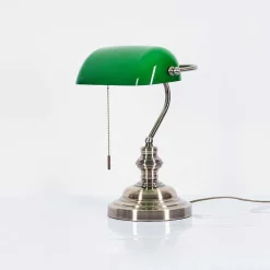 Lampe De Banquier Havsta Vieux Laiton, 1 Lumiere
