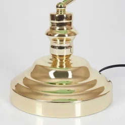 Lampe De Banquier Verte Or, Vert, Laiton, 1 Lumiere