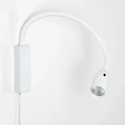 Lampe De Chevet Alsea Led Blanc, 1 Lumiere, Detecteur De Mouvement