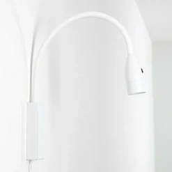 Lampe De Chevet Alsea Led Blanc, 1 Lumiere, Detecteur De Mouvement