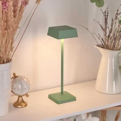 Lampe De Table Algeraz Led Vert, 1 Lumiere