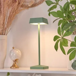 Lampe De Table Algeraz Led Vert, 1 Lumiere